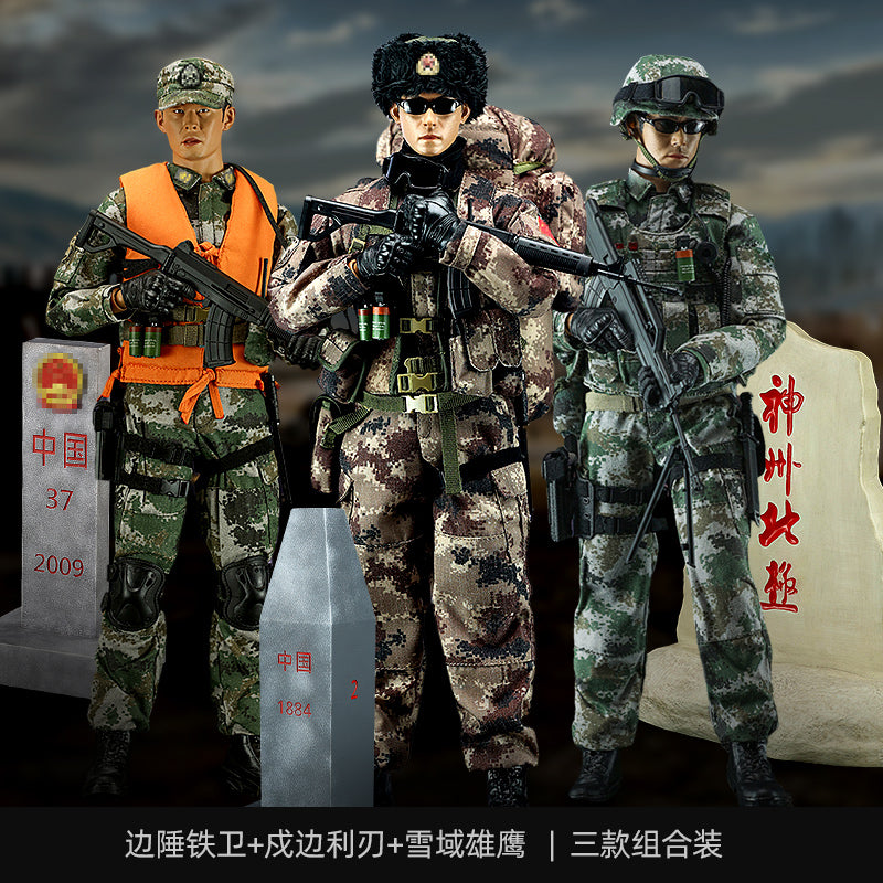1/6 Scale PLA Chinese Army Soldier – JEU "Oriental Assault" Action Figure with Gear