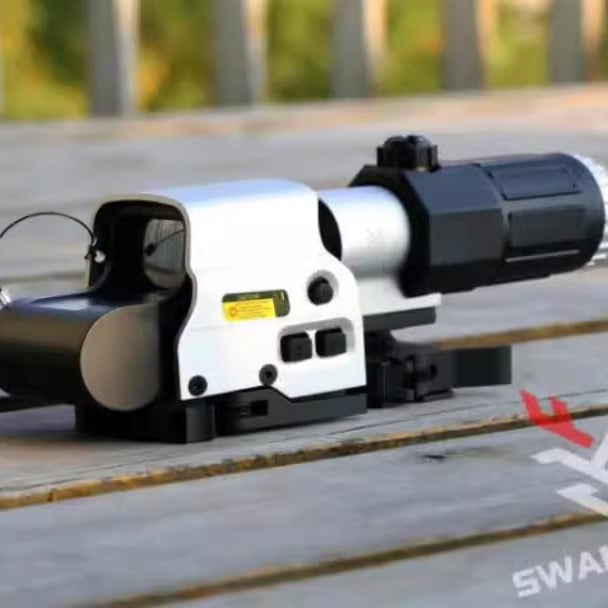 G33 / G45 / G43 / 558 Tactical Scope – Red Dot / Holographic Sight with 3X/5X Flip Magnifier