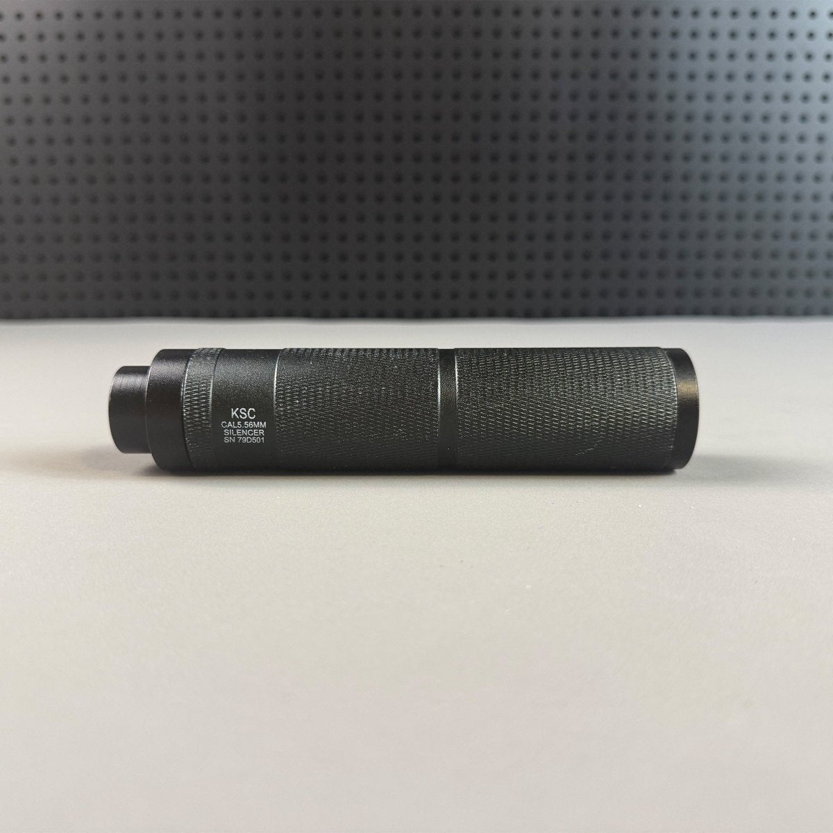 KSC Style 9mm Suppressor – Matte Black Finish, CNC-Machined Aluminum