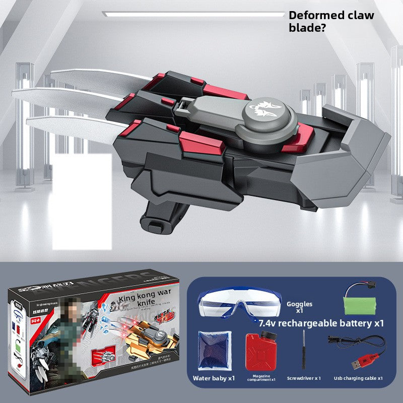 Kids Electric Water Bead Gun – King Kong Claw Blaster with LED & Auto Fire