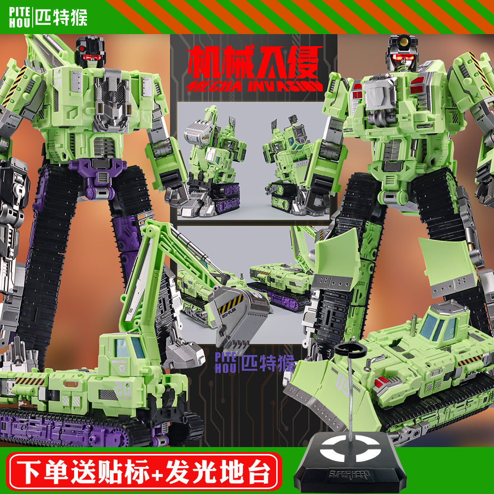 Giant Builder Robot Team – Heavy Duty Truck Combiner Mecha Set