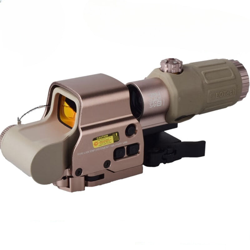 G33 / G45 / G43 / 558 Tactical Scope – Red Dot / Holographic Sight with 3X/5X Flip Magnifier
