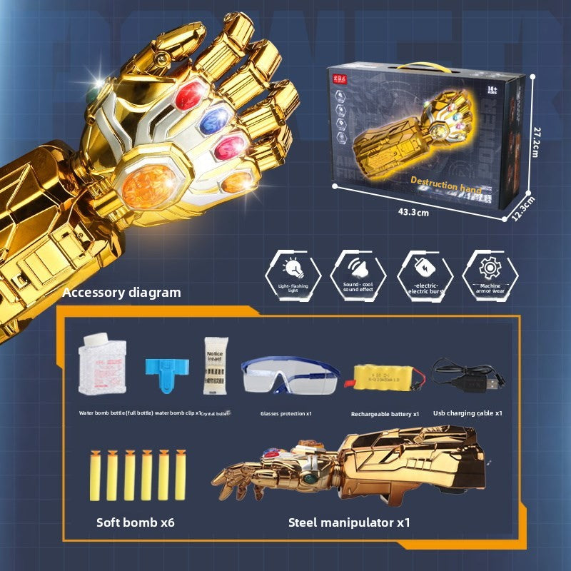 Gemstone Iron Arm Blaster – Electric Auto-Firing Water Bullet Launcher