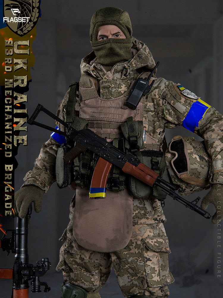 Flagset 1/6 Soldier Model 73053 - Ukraine 93rd Mechanized Brigade Military