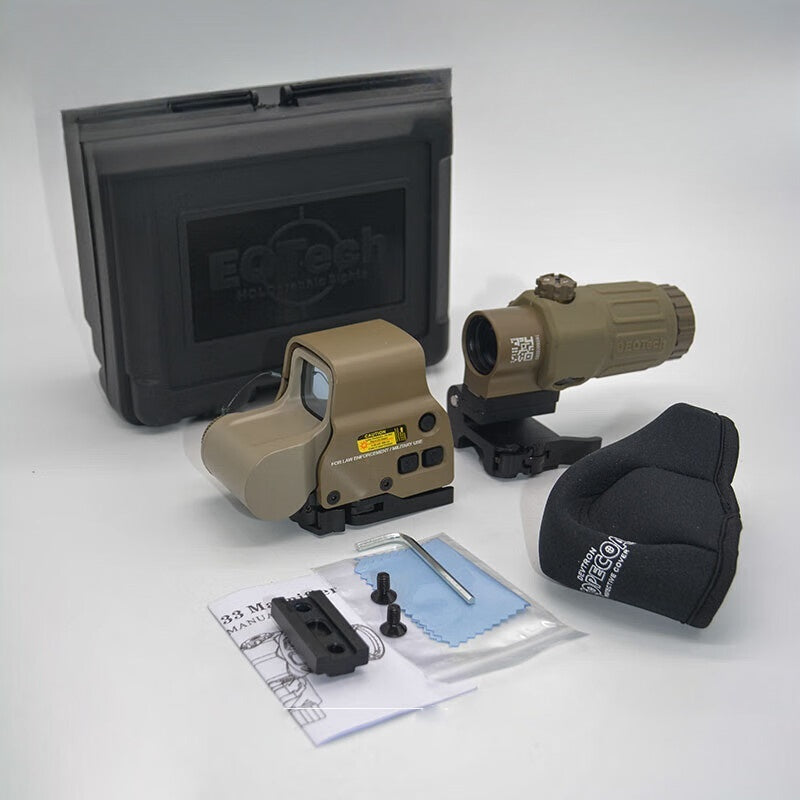 G33 / G45 / G43 / 558 Tactical Scope – Red Dot / Holographic Sight with 3X/5X Flip Magnifier