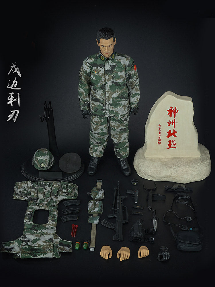 1/6 Chinese Border Defense Soldier Action Figure – Model 23005