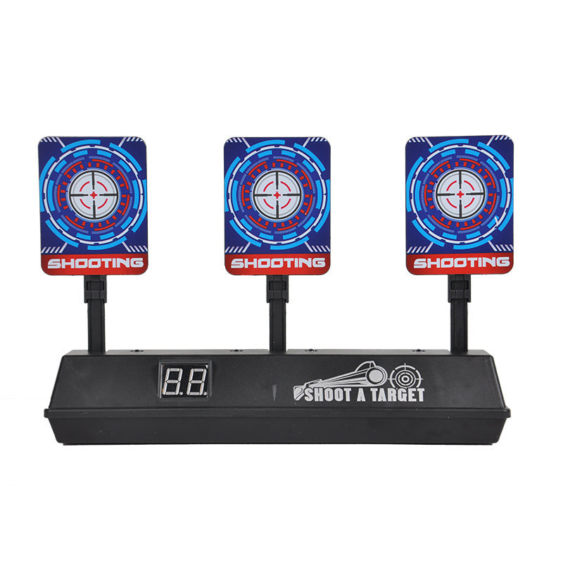 Nerf Gun Shooting Target Toy – Electronic Auto Rebound with Lights & Sound