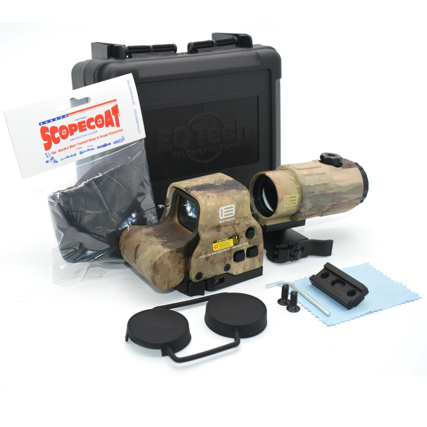 G33 / G45 / G43 / 558 Tactical Scope – Red Dot / Holographic Sight with 3X/5X Flip Magnifier