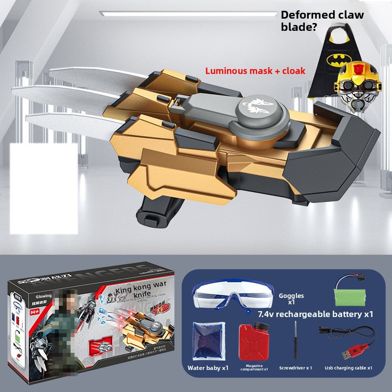 Kids Electric Water Bead Gun – King Kong Claw Blaster with LED & Auto Fire