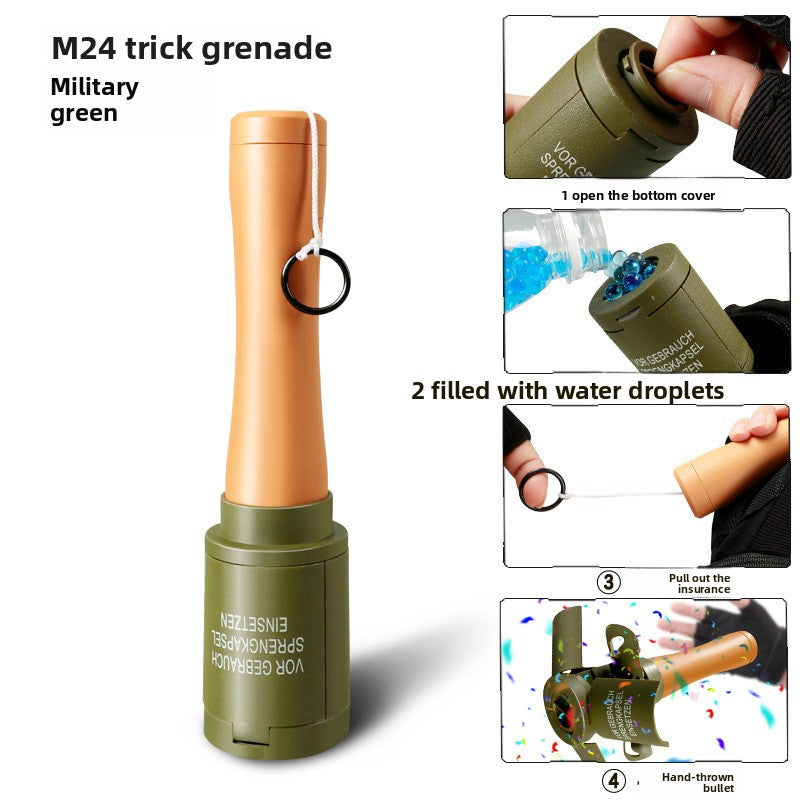 M18/M26 Simulation Toy Grenade – Realistic Military-Style Water Bomb for Kids
