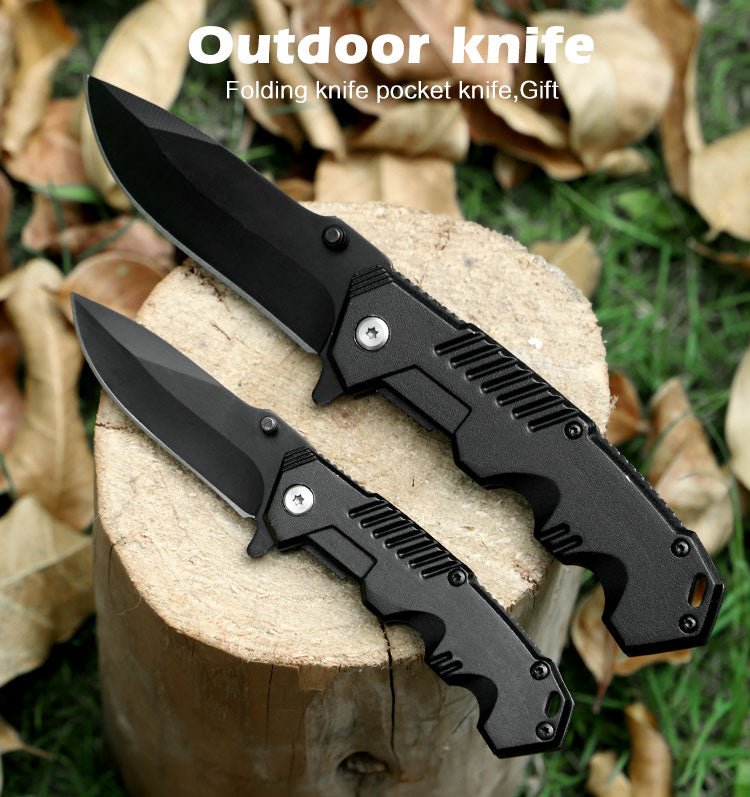 Compact Folding Outdoor Knife with Aluminium Handle CL04004