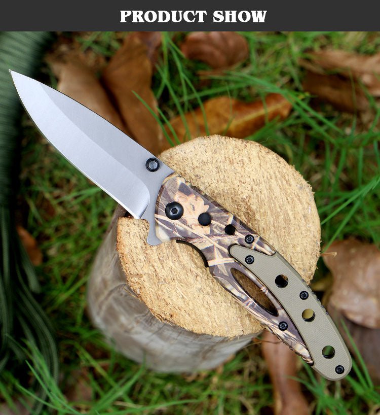 Camo Lightweight Folding Utility Knife CL05003B