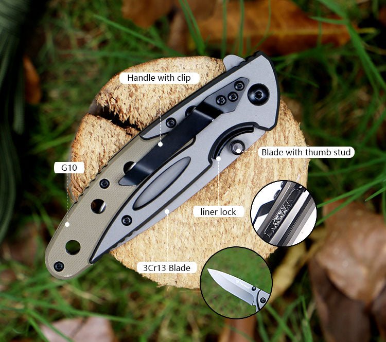 Lightweight Skeletonized Folding Utility Knife CL05003C