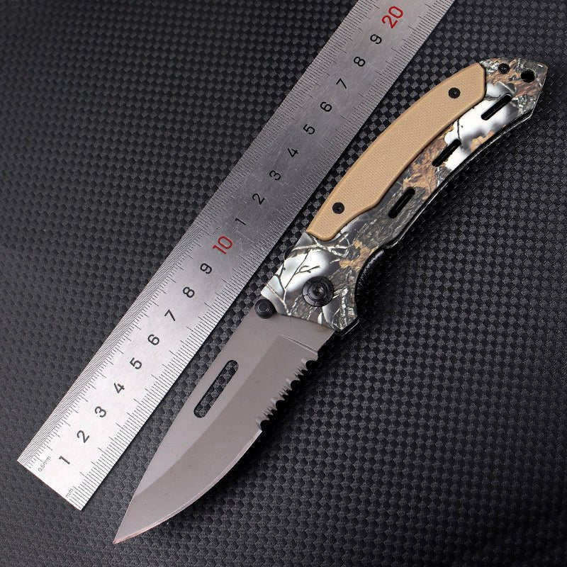 Wild Camo Folding Outdoor Utility Knife CL05010