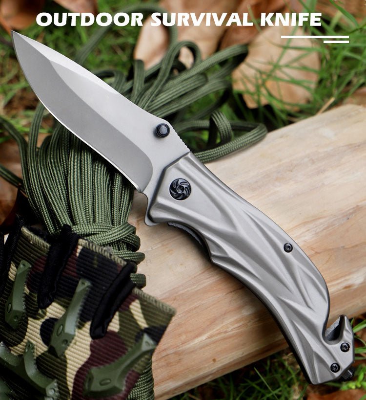 Silver Steel Folding Knife – 3Cr13 CL05027B