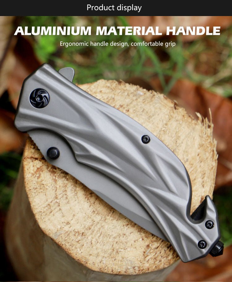 Silver Steel Folding Knife – 3Cr13 CL05027B