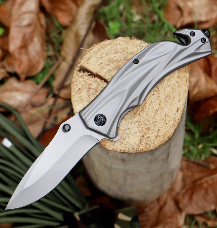 Silver Steel Folding Knife – 3Cr13 CL05027B