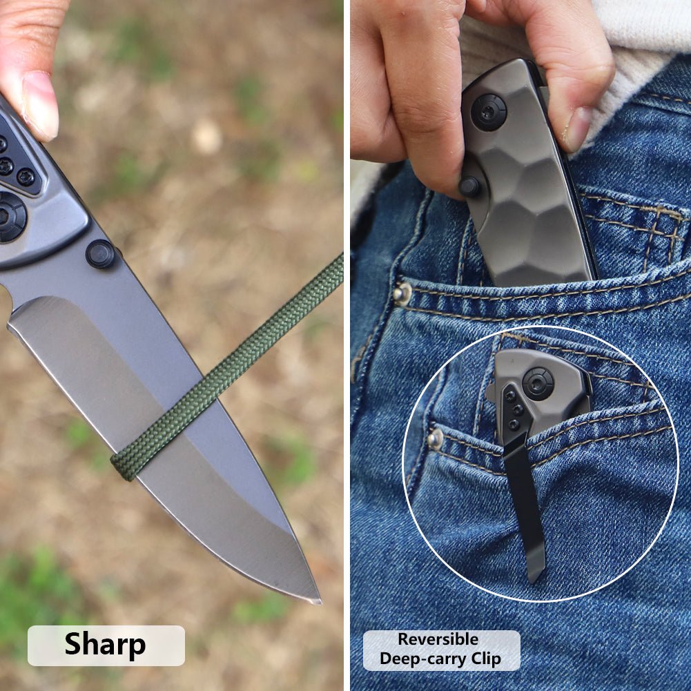 Minimalist Steel Pocket Knife – 3Cr13 CL05028