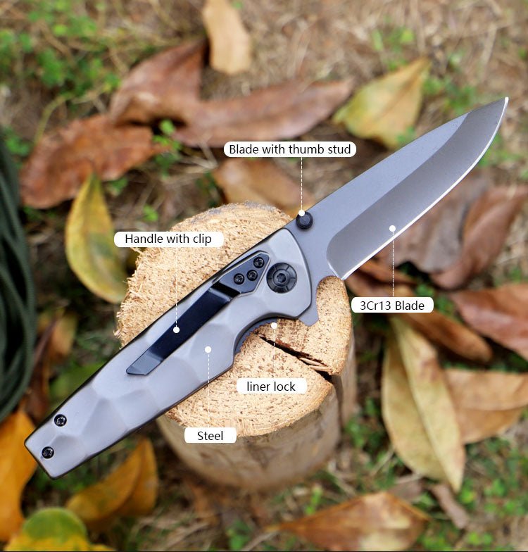 Minimalist Steel Pocket Knife – 3Cr13 CL05028