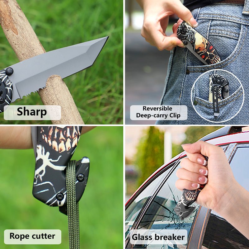 Graphic Folding Pocket Knife – 3Cr13 CL05033