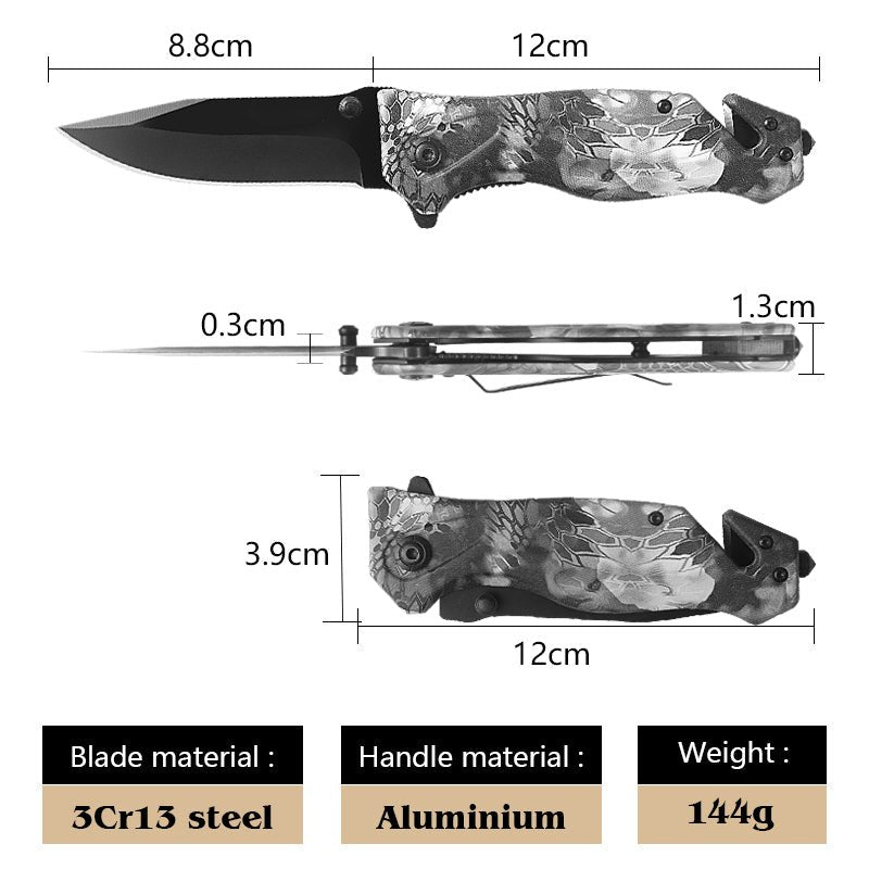 Camouflage Folding Pocket Knife – 3Cr13 CL05035