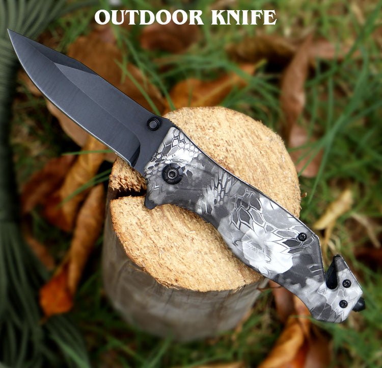 Camouflage Folding Pocket Knife – 3Cr13 CL05035