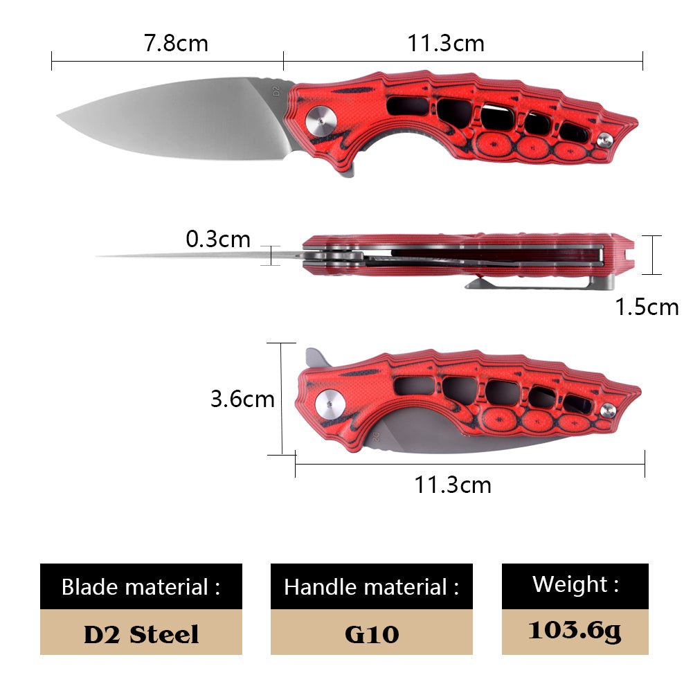 Compact D2 Steel Folding Knife CL06156