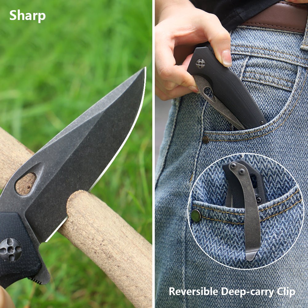 Minimalist D2 Steel Folding Utility Knife CL0657