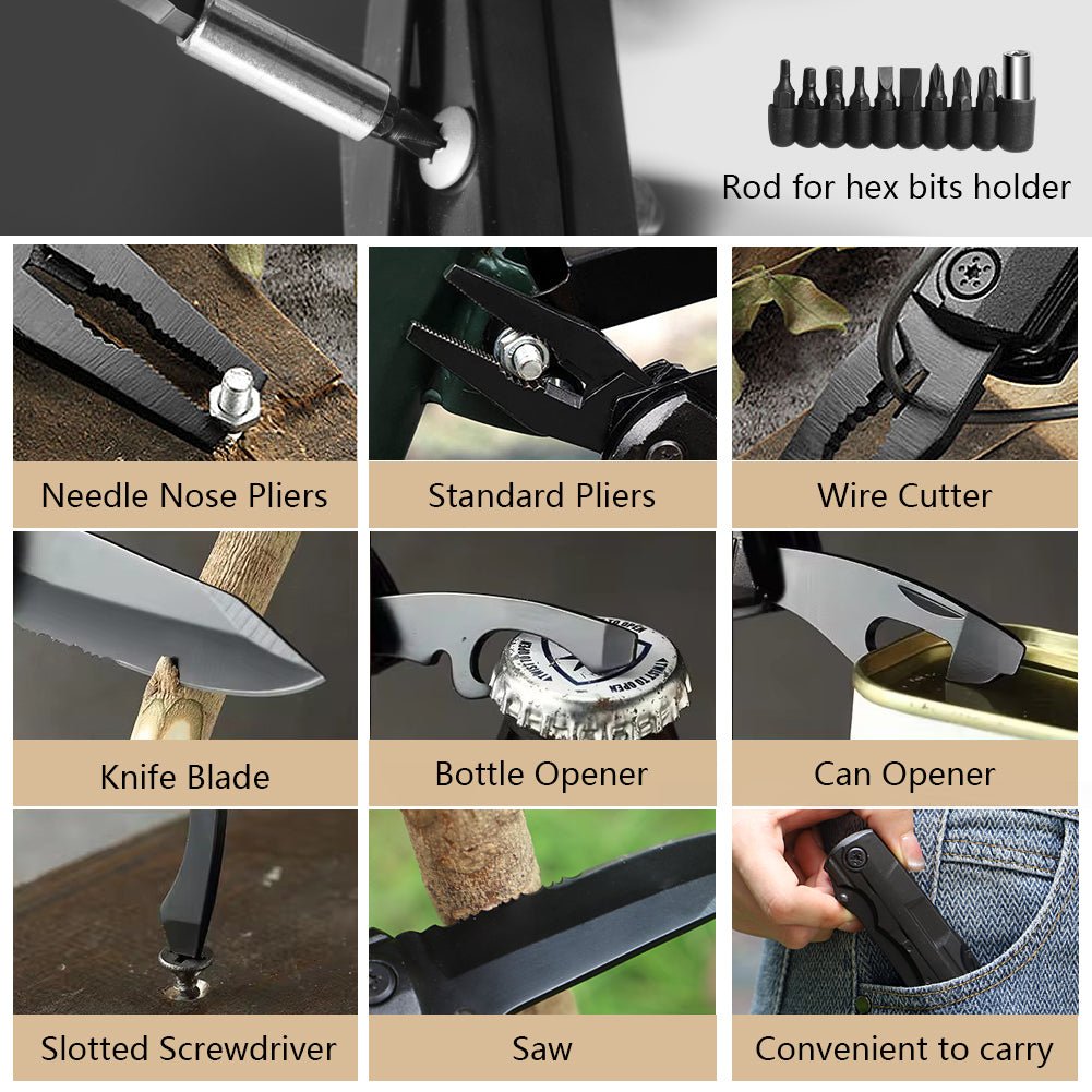 15-in-1 Multi-Tool Folding Pliers MT030