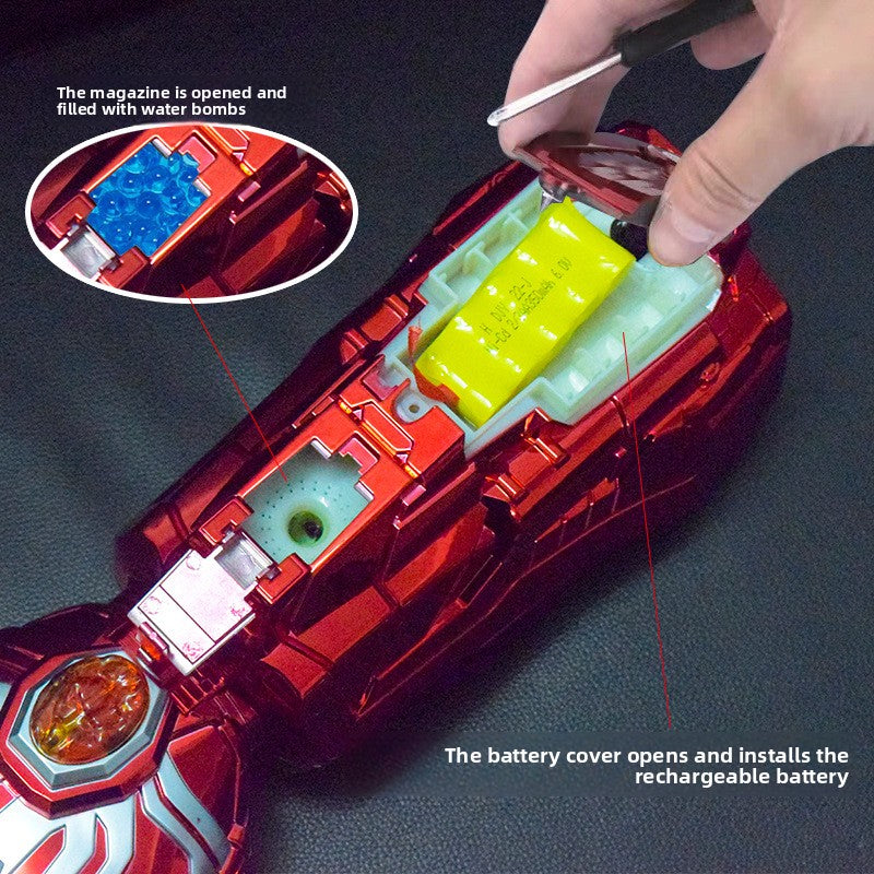 Gemstone Iron Arm Blaster – Electric Auto-Firing Water Bullet Launcher