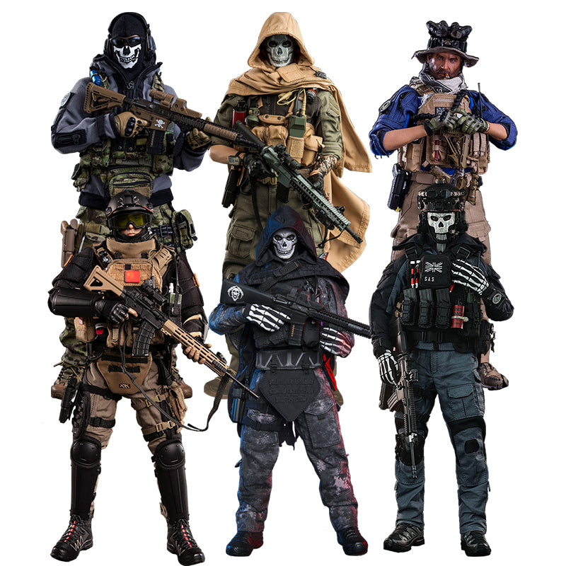 Flagset 1/6 Ghost Reaper – Call 21 Style 18 Night Battle Action Figure