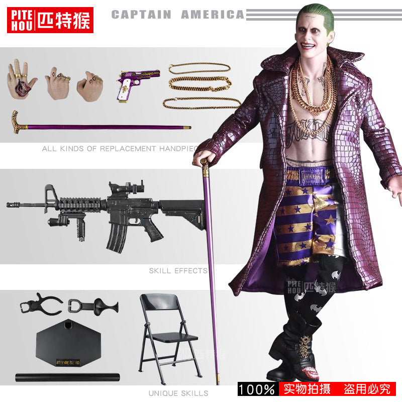 Joker & Harley Quinn 1/12 Scale Action Figures