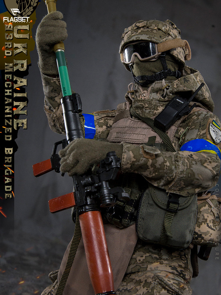 Flagset 1/6 Soldier Model 73053 - Ukraine 93rd Mechanized Brigade Military