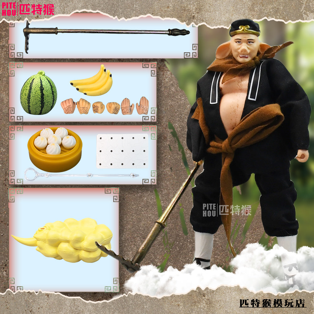 Black Myth Wukong Action Figure – Poseable Monkey King Warrior Model with Cloth Cape