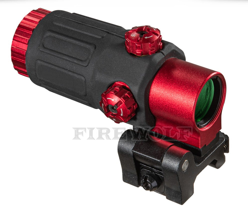 G33 / G45 / G43 / 558 Tactical Scope – Red Dot / Holographic Sight with 3X/5X Flip Magnifier