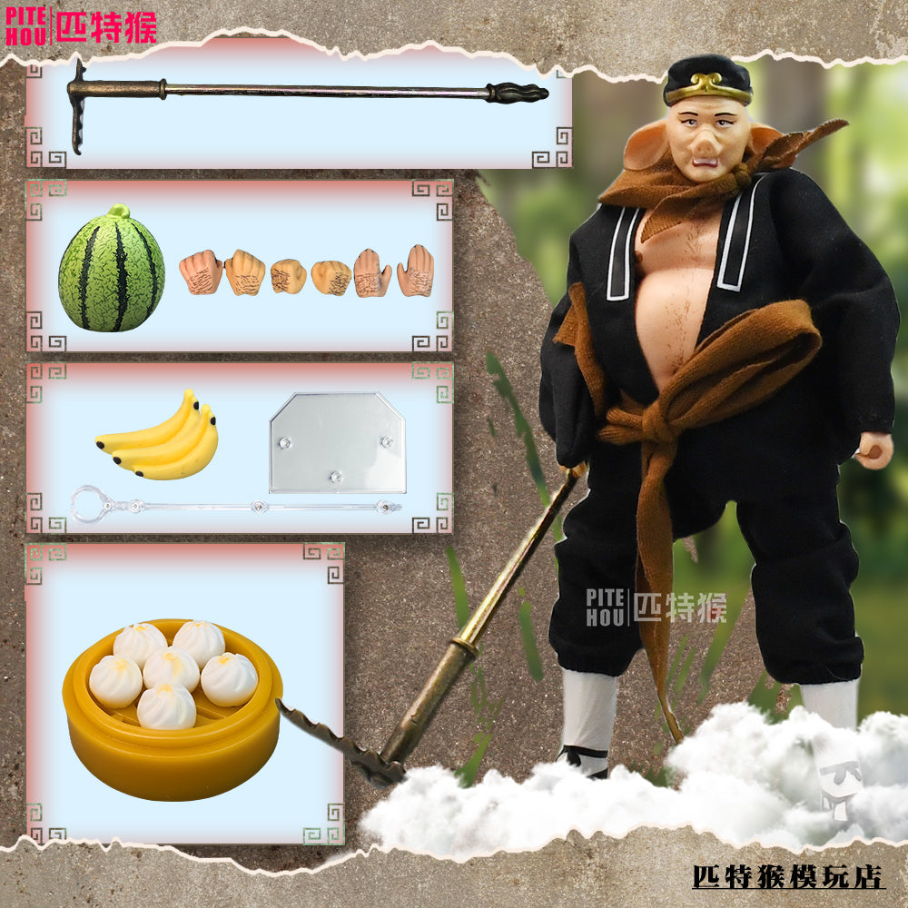 Black Myth Wukong Action Figure – Poseable Monkey King Warrior Model with Cloth Cape