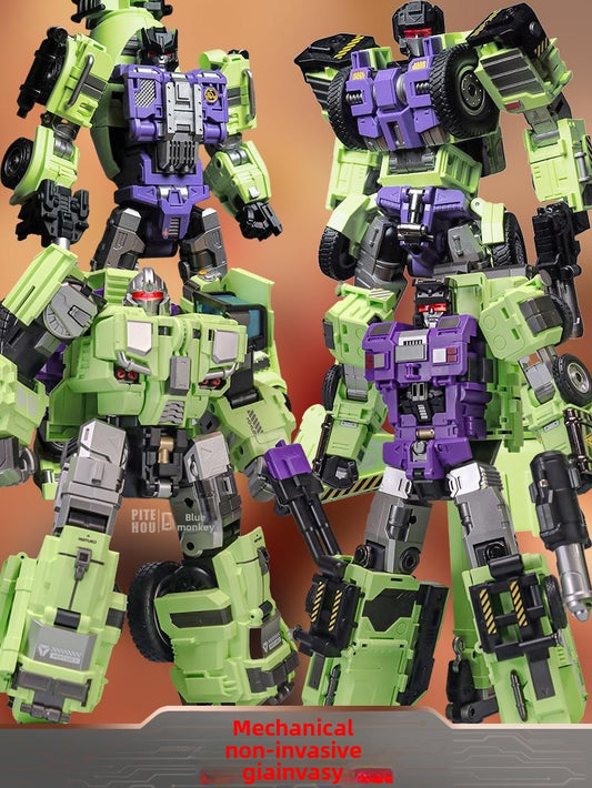 Giant Builder Robot Team – Heavy Duty Truck Combiner Mecha Set
