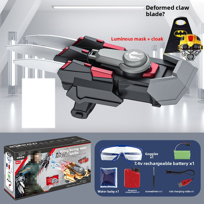Kids Electric Water Bead Gun – King Kong Claw Blaster with LED & Auto Fire