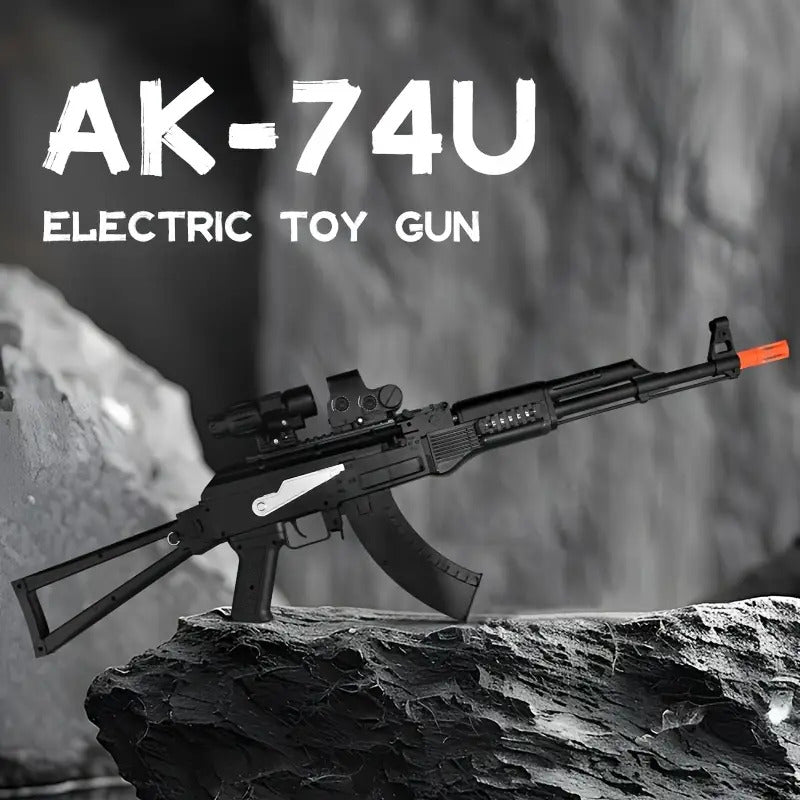 [US Stock | 3–5 Day Delivery]AK74U Tactical Gel Blaster – Full Auto with Scope & Red Trigger