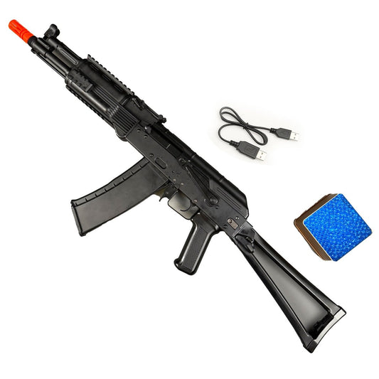 AK102 Gel Blaster – Full Tactical Kit with Orange Tip and Charger