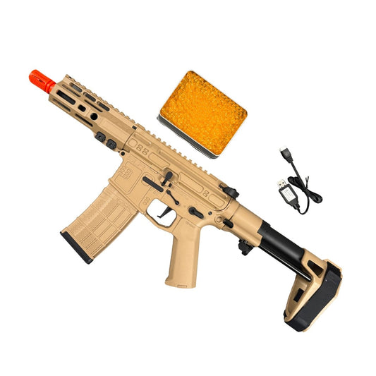 SLR Gen 4 Gel Blaster – Full Tactical Set with Orange Tip and Ammo Kit
