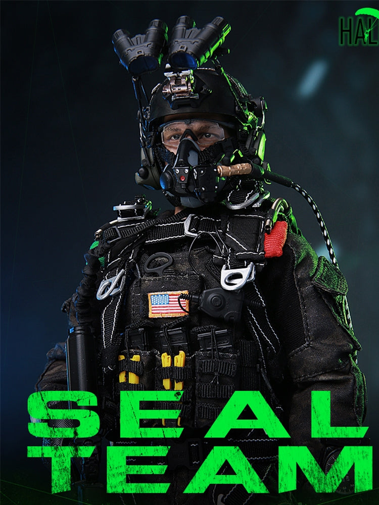 MINITIMES Navy SEAL Night Jump K9 Edition – 1/6 Scale Action Figure M013