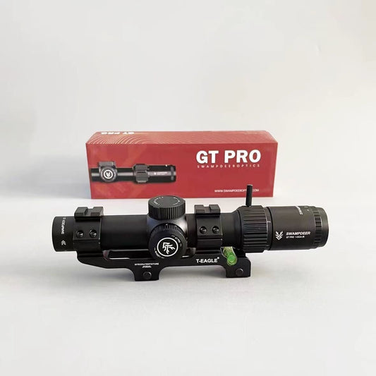 SWAMPDEER GT PRO 1-5x24 Tactical Riflescope with Red Packaging Box Display
