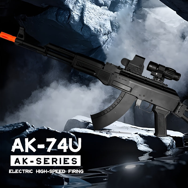 [US Stock | 3–5 Day Delivery]AK74U Tactical Gel Blaster – Full Auto with Scope & Red Trigger