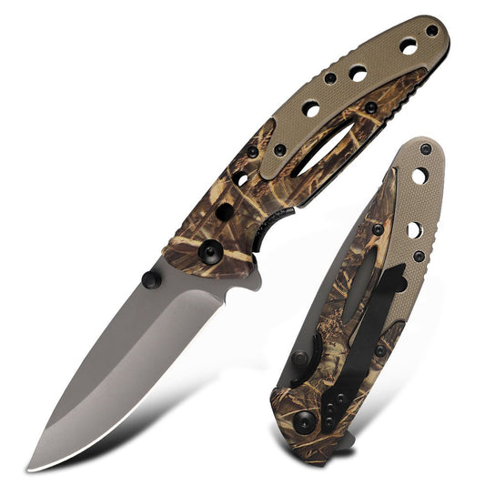 Camo Lightweight Folding Utility Knife CL05003B