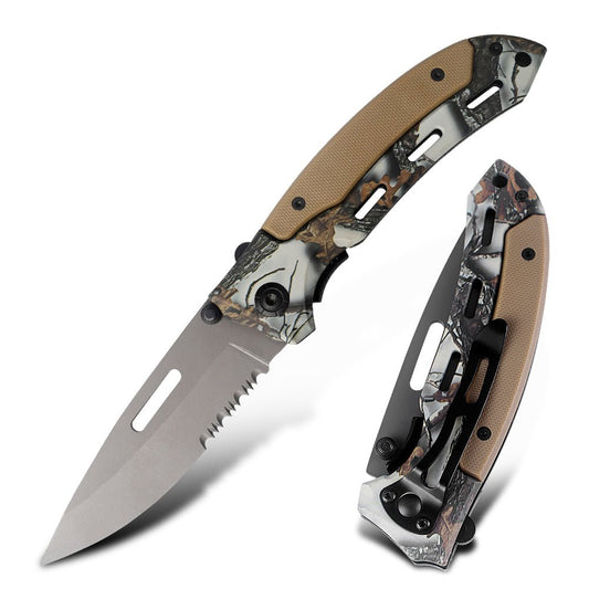 Wild Camo Folding Outdoor Utility Knife CL05010