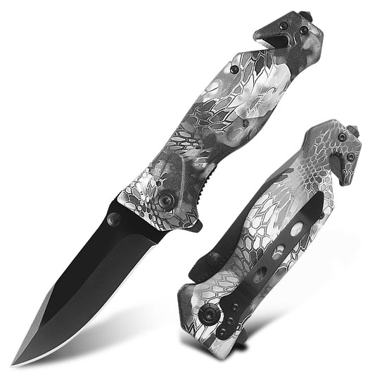 Camouflage Folding Pocket Knife – 3Cr13  CL05035