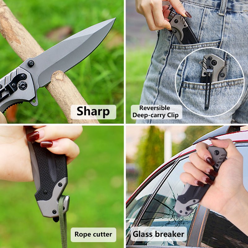 Heavy-Duty Folding Rescue Knife CL0602