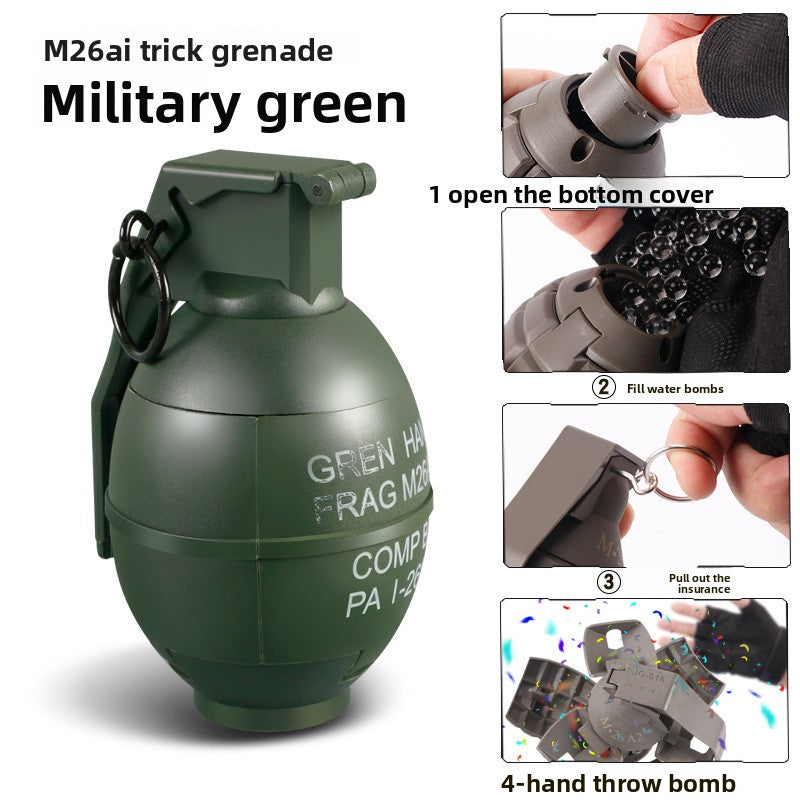 M18/M26 Simulation Toy Grenade – Realistic Military-Style Water Bomb for Kids