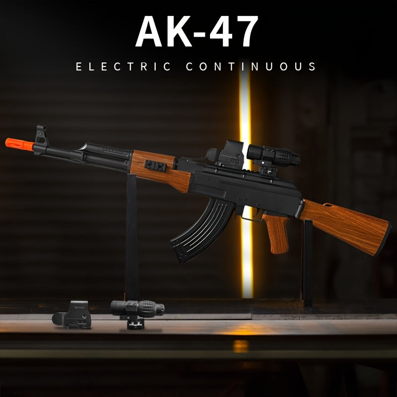 [US Stock | 3–5 Day Delivery] AK47 Electric Gel Blaster – Full Auto 7.4V, Classic Wood Finish